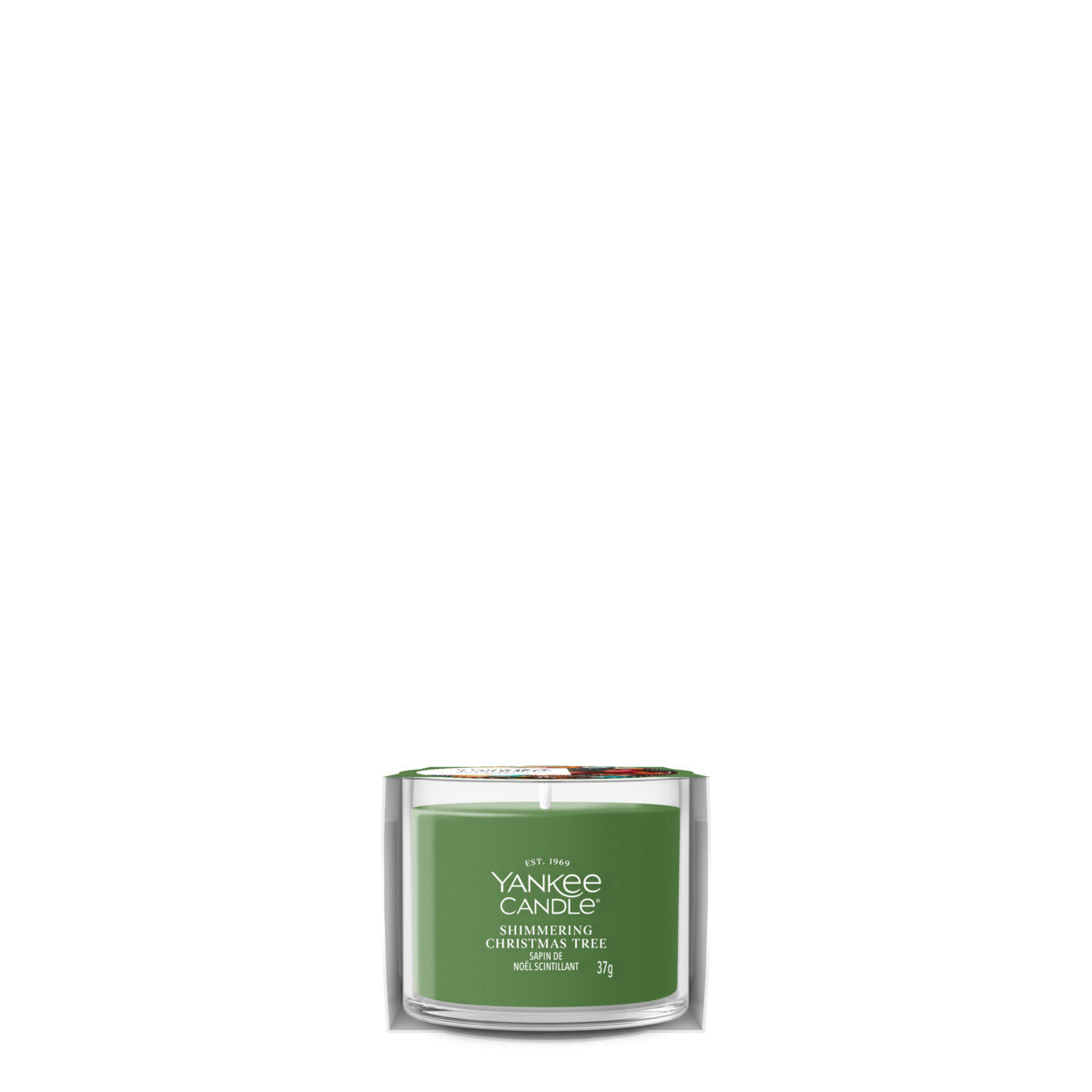Shimmering Christmas Tree Mini Candle