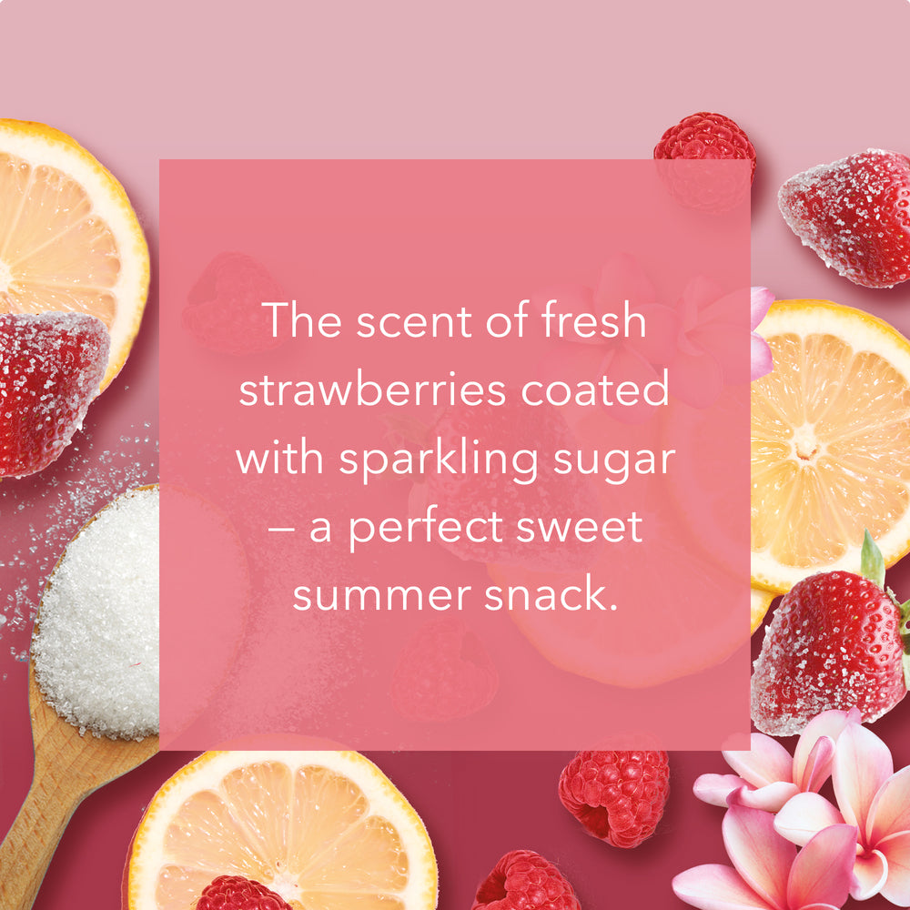 Sugared Strawberries Home Inspiration Large Jar