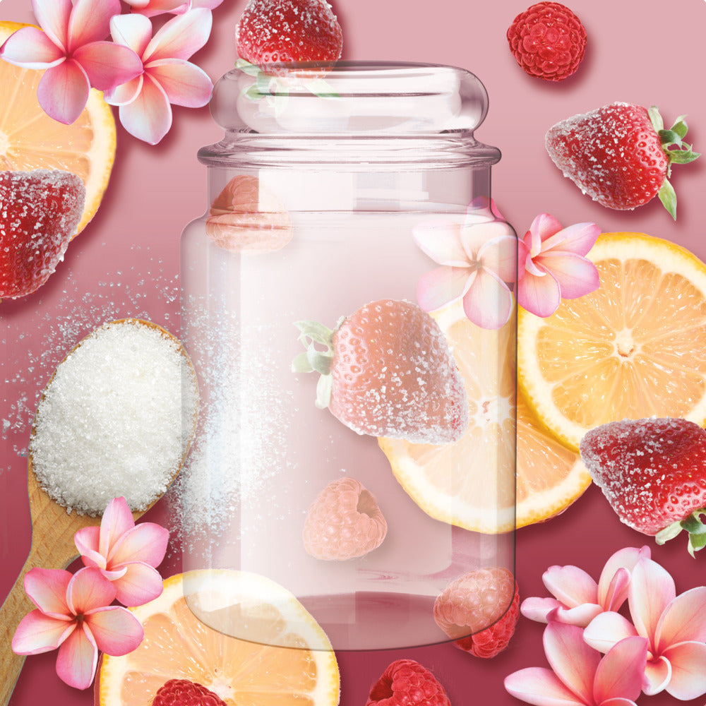 Sugared Strawberries Home Inspiration Large Jar