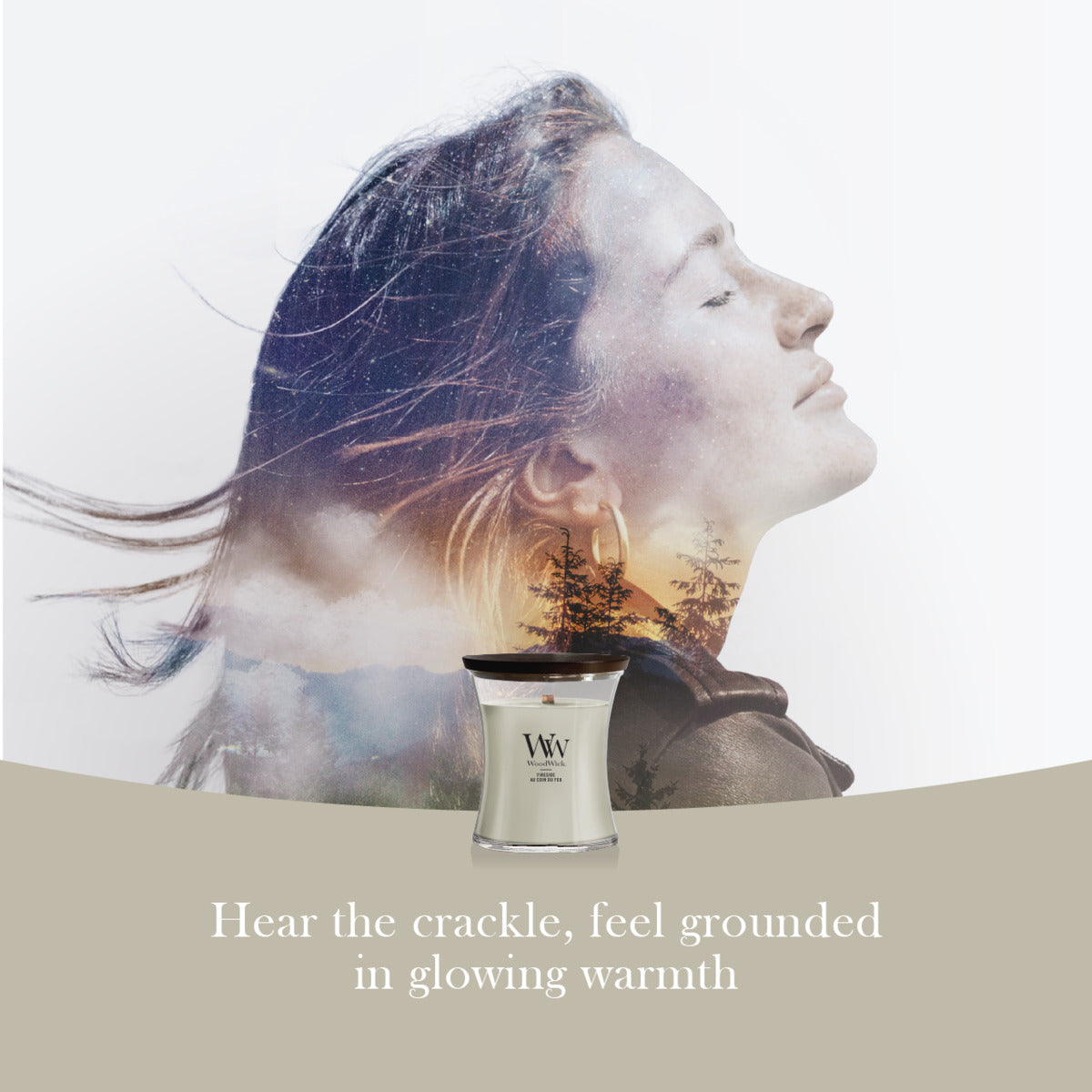 Fireside WoodWick Medium Hourglass Candle
