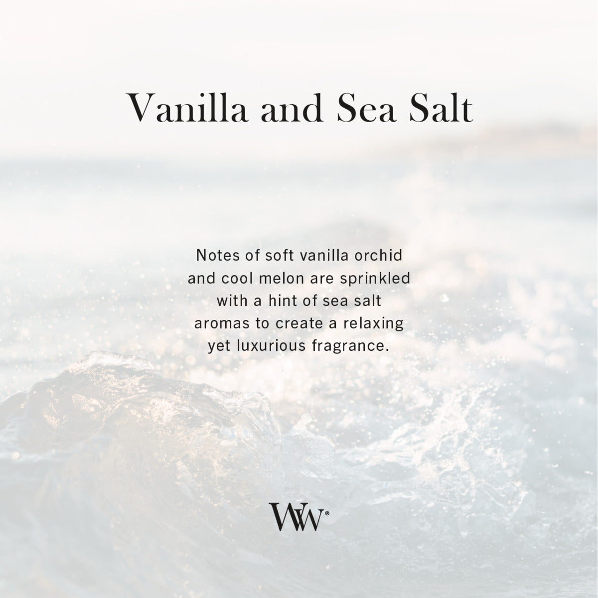 Vanilla & Sea Salt WoodWick Mini Hourglass Candle