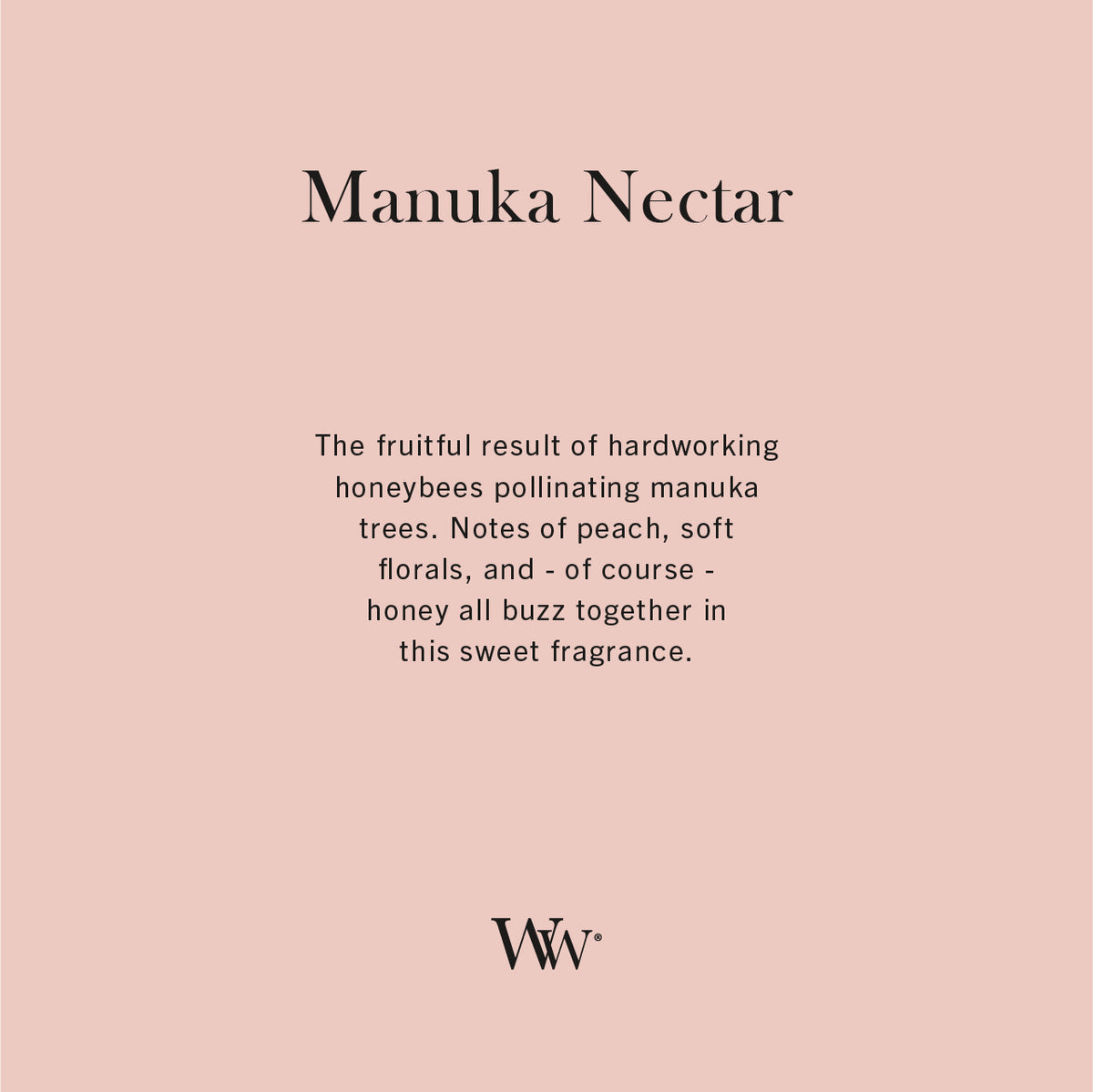 Manuka Nectar WoodWick Ellipse Candle