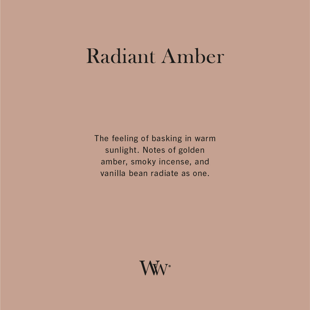 Radiant Amber WoodWick Ellipse Candle