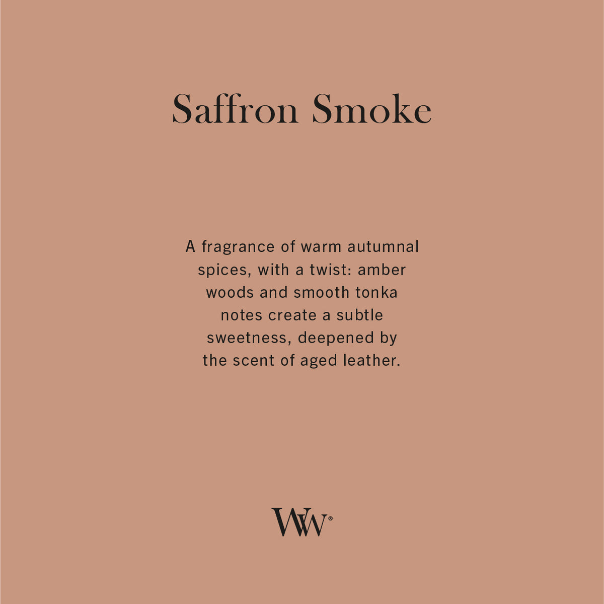 Saffron Smoke WoodWick Large Hourglass Candle
