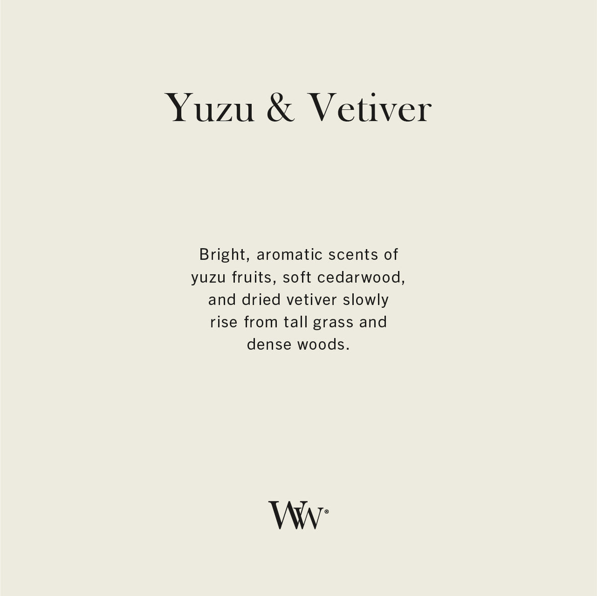 Yuzu & Vetiver WoodWick Ellipse Candle