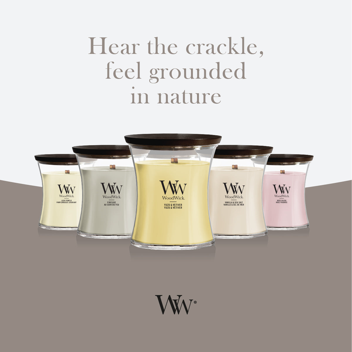 Yuzu & Vetiver WoodWick Medium Hourglass Candle