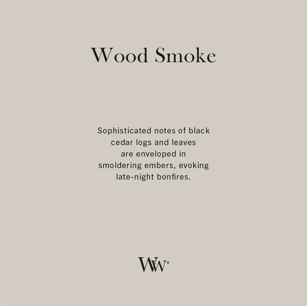 Wood Smoke WoodWick Large Hourglass Candle