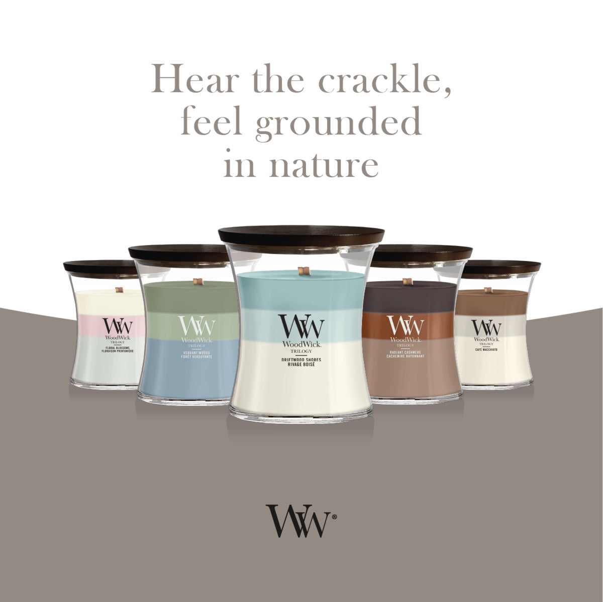 Driftwood Shores WoodWick Trilogy Medium Hourglass Candle