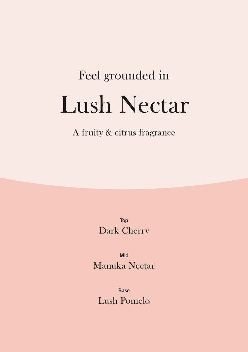 Lush Nectar WoodWick Trilogy Large Hourglass Candle