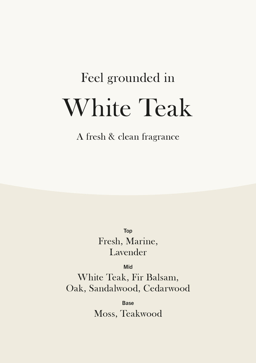 White Teak WoodWick Ellipse Candle
