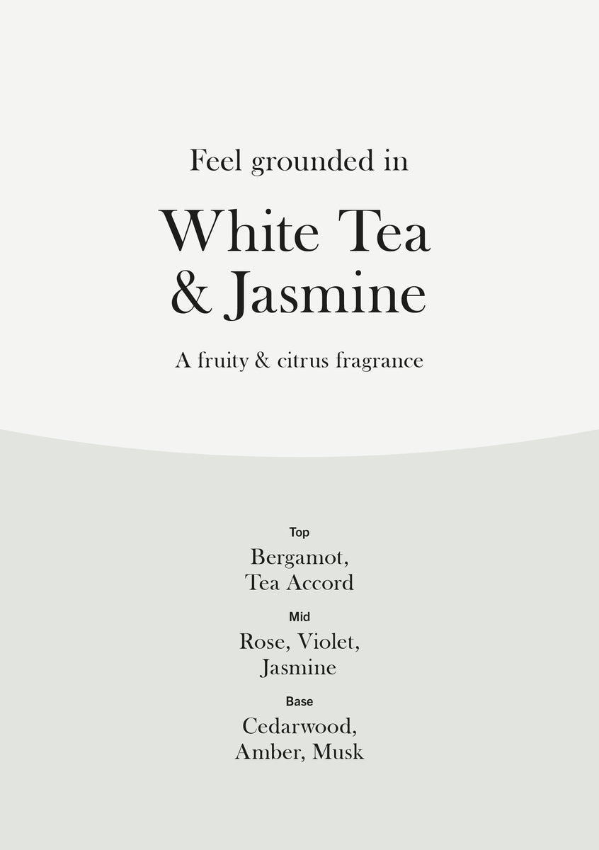 White Tea & Jasmine WoodWick Large Hourglass Candle