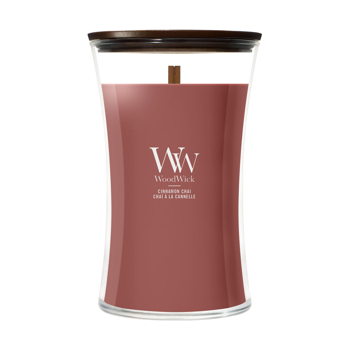 Cinnamon Chai WoodWick Large Hourglass Candle