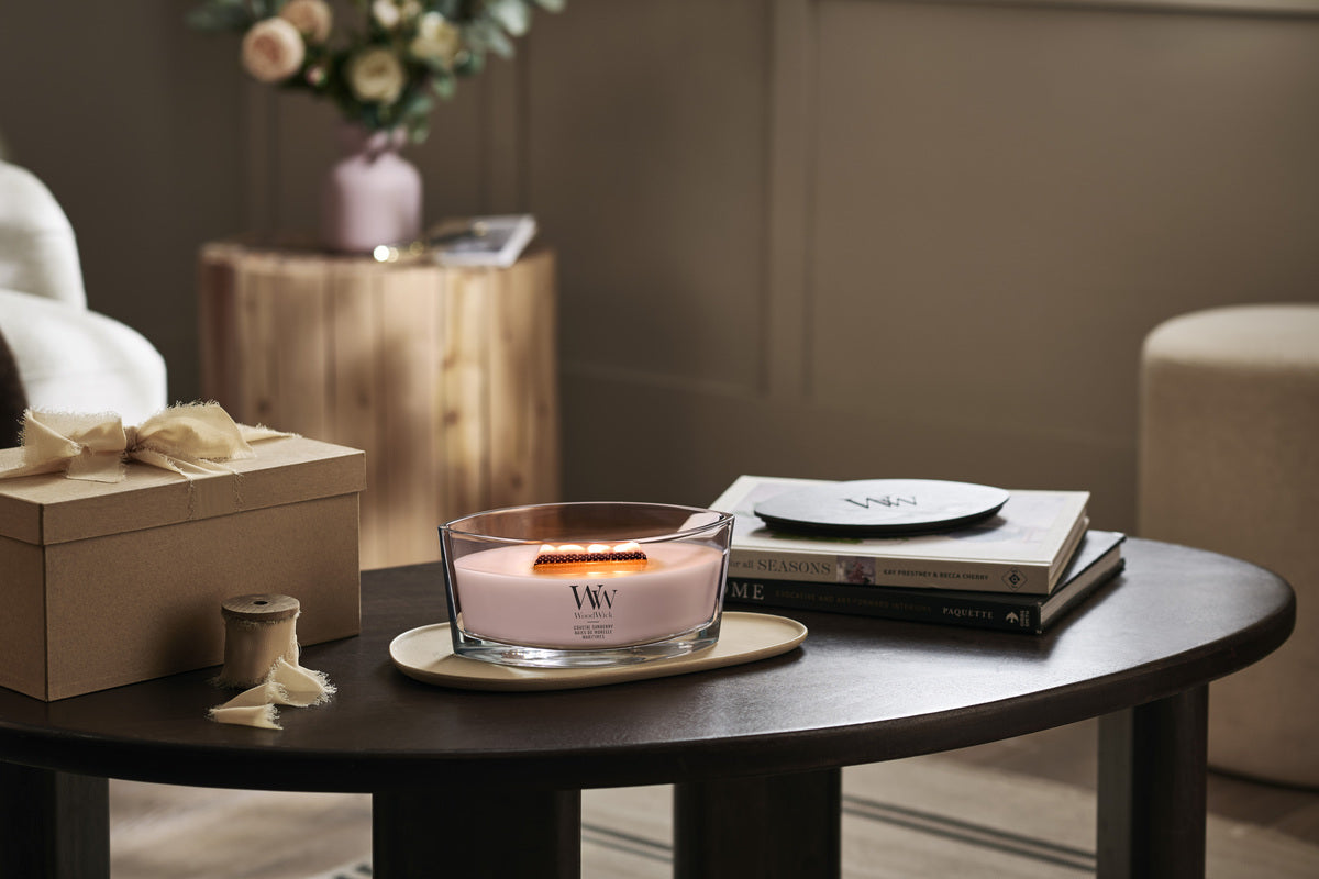 Coastal Sunberry WoodWick Ellipse Candle