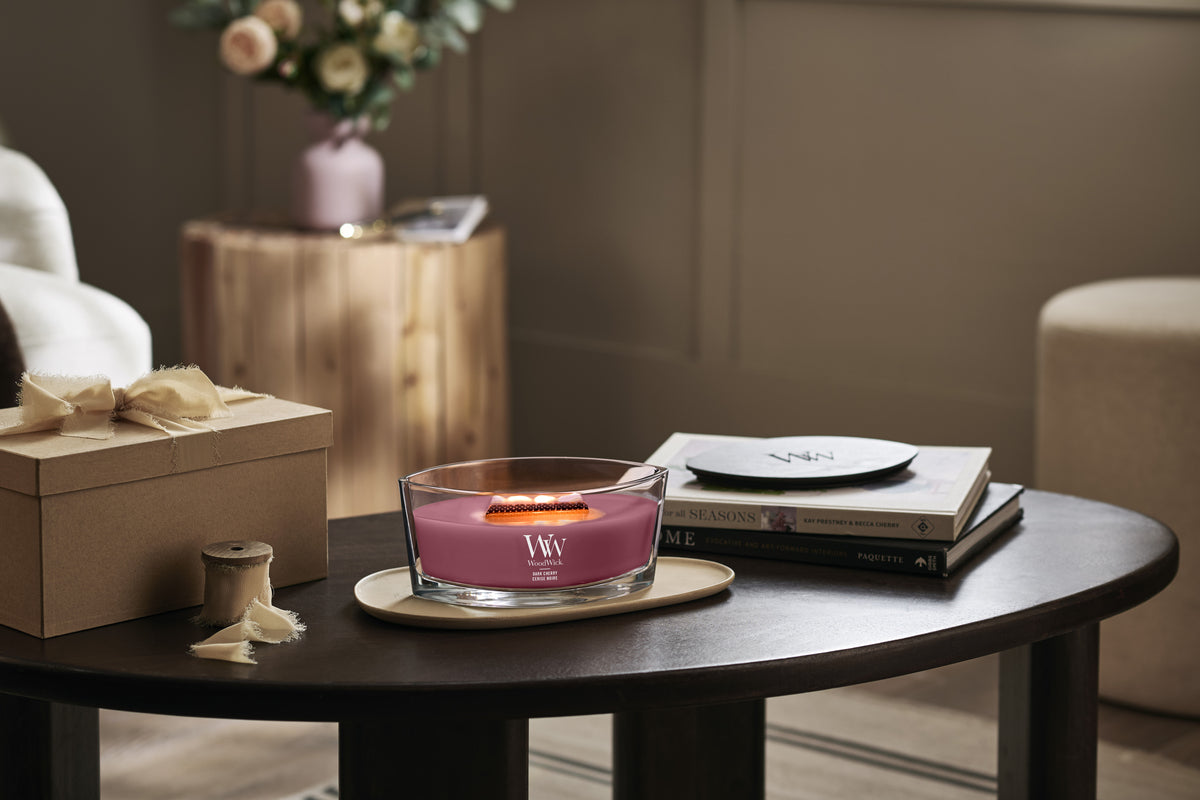 Dark Cherry WoodWick Ellipse Candle