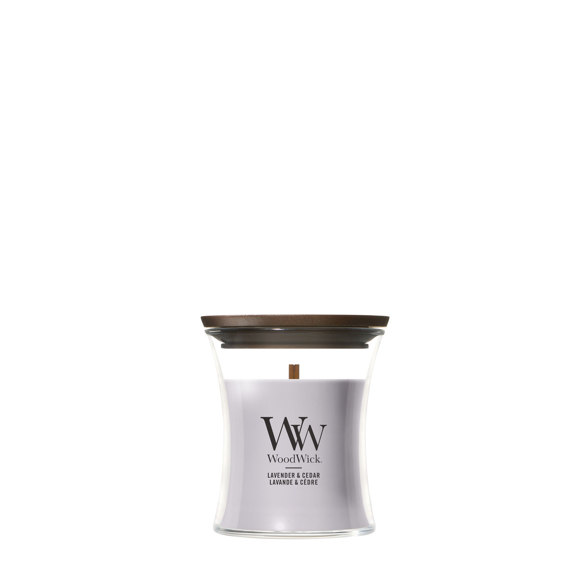Lavender & Cedar WoodWick Mini Hourglass Candle