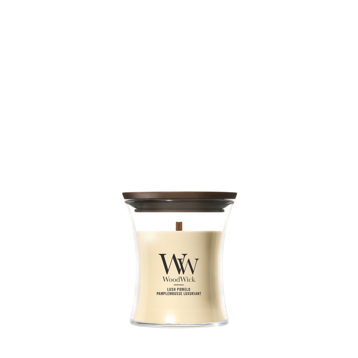Lush Pomelo WoodWick Mini Hourglass Candle