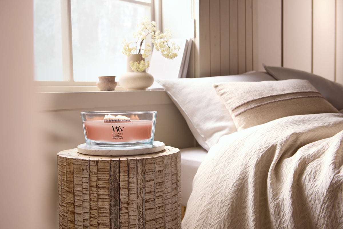 Manuka Nectar WoodWick Ellipse Candle