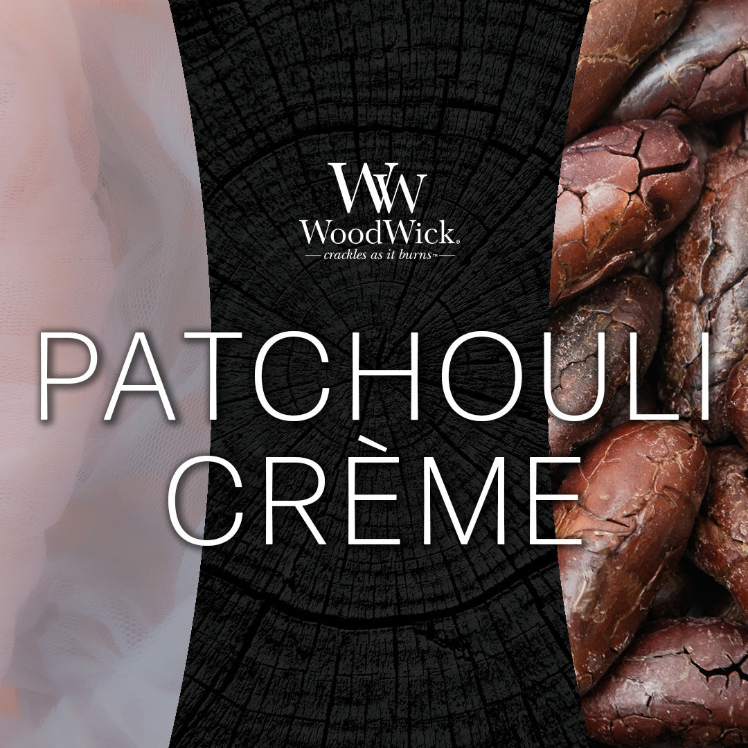 Patchouli Crème - WoodWick Large Jar - SALE