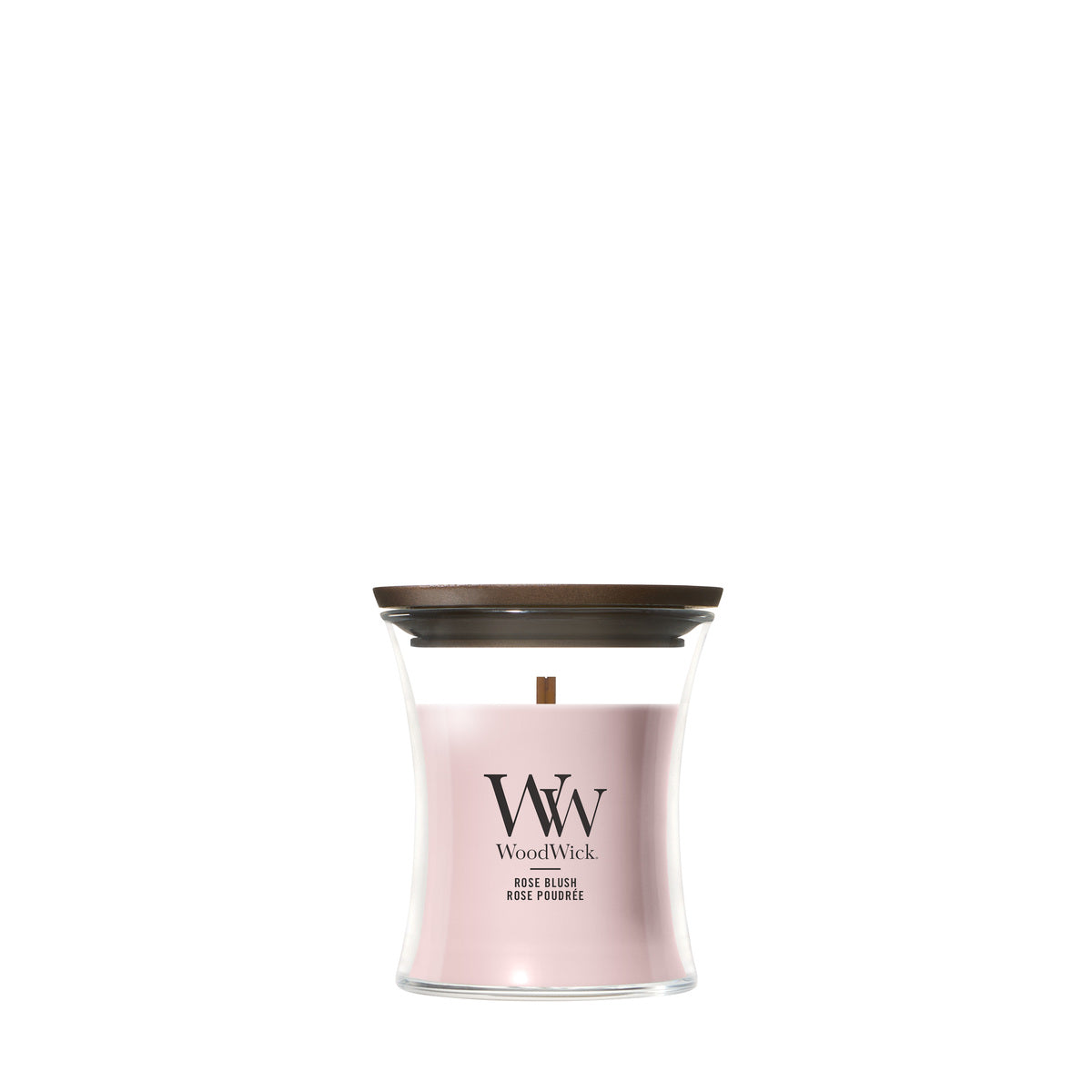 Rose Blush WoodWick Mini Hourglass Candle