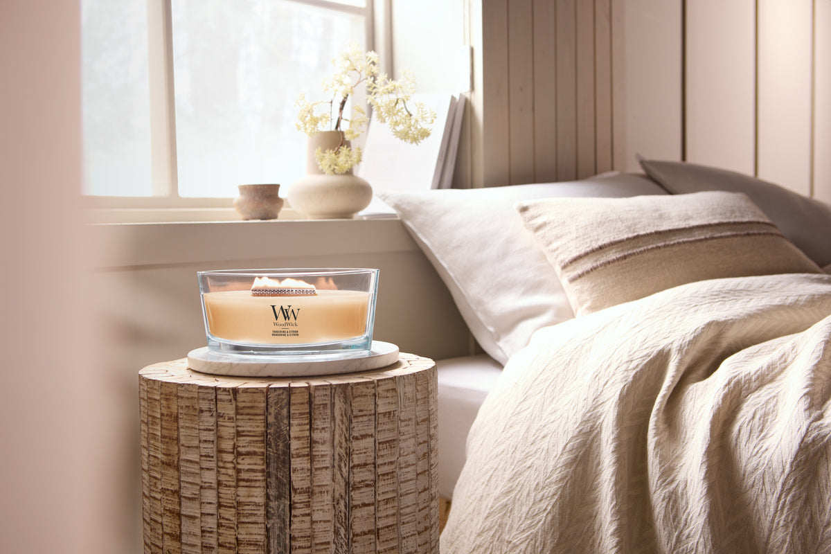 Tangerine & Citron WoodWick Ellipse Candle