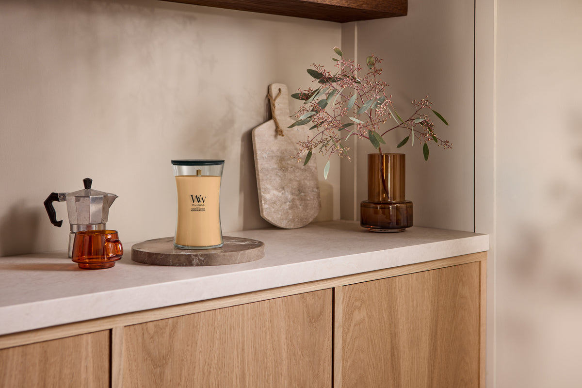Tangerine & Citron WoodWick Large Hourglass Candle
