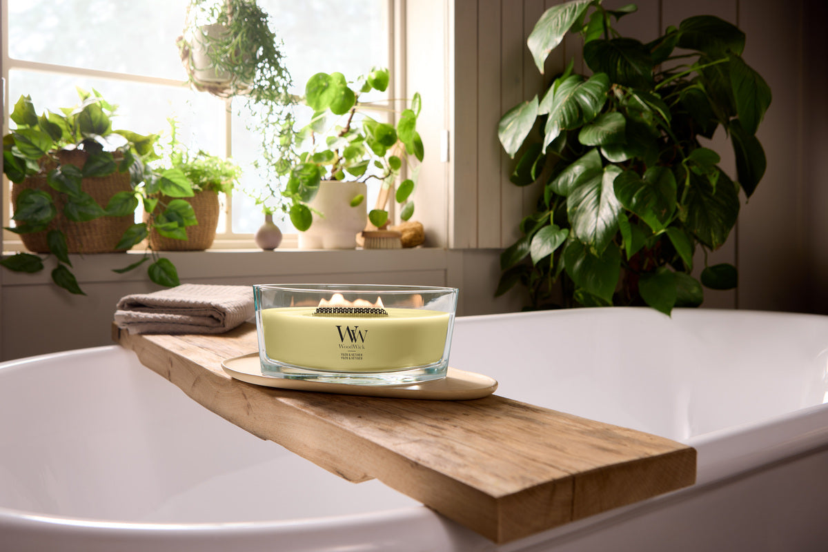 Yuzu & Vetiver WoodWick Ellipse Candle