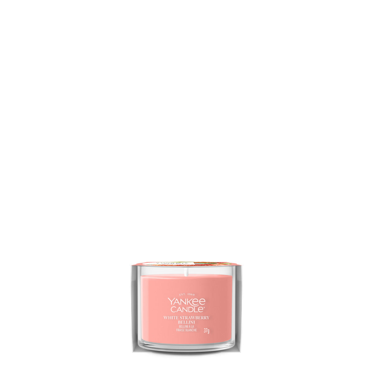White Strawberry Bellini Mini Candle