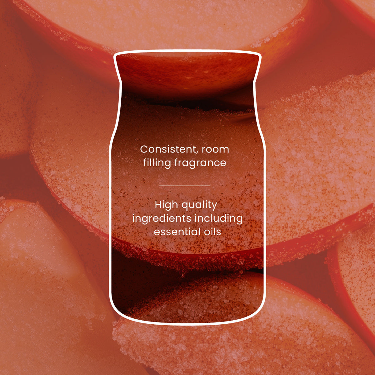 Sugared Cinnamon Apple Large Jar