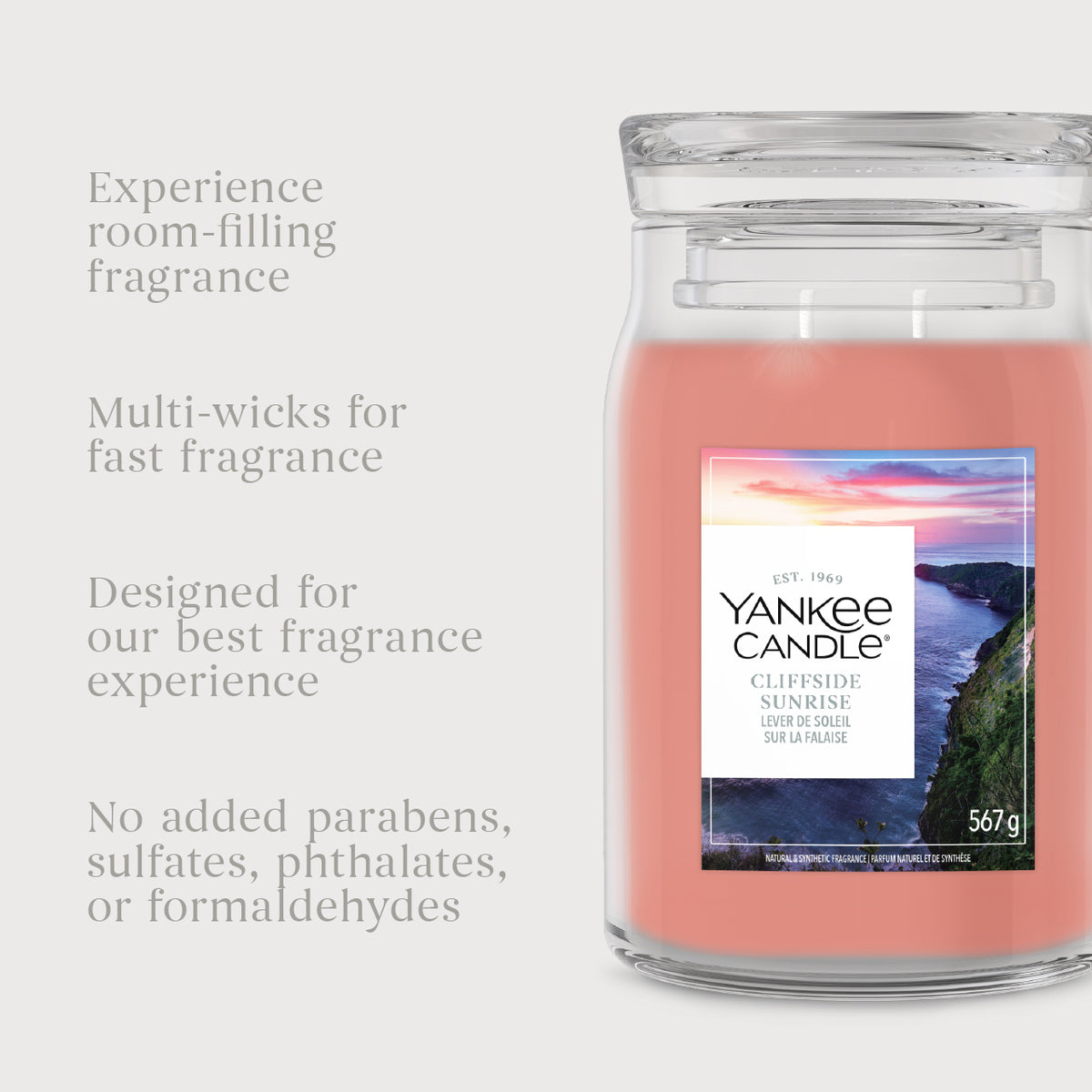 Cliffside Sunrise Large Jar