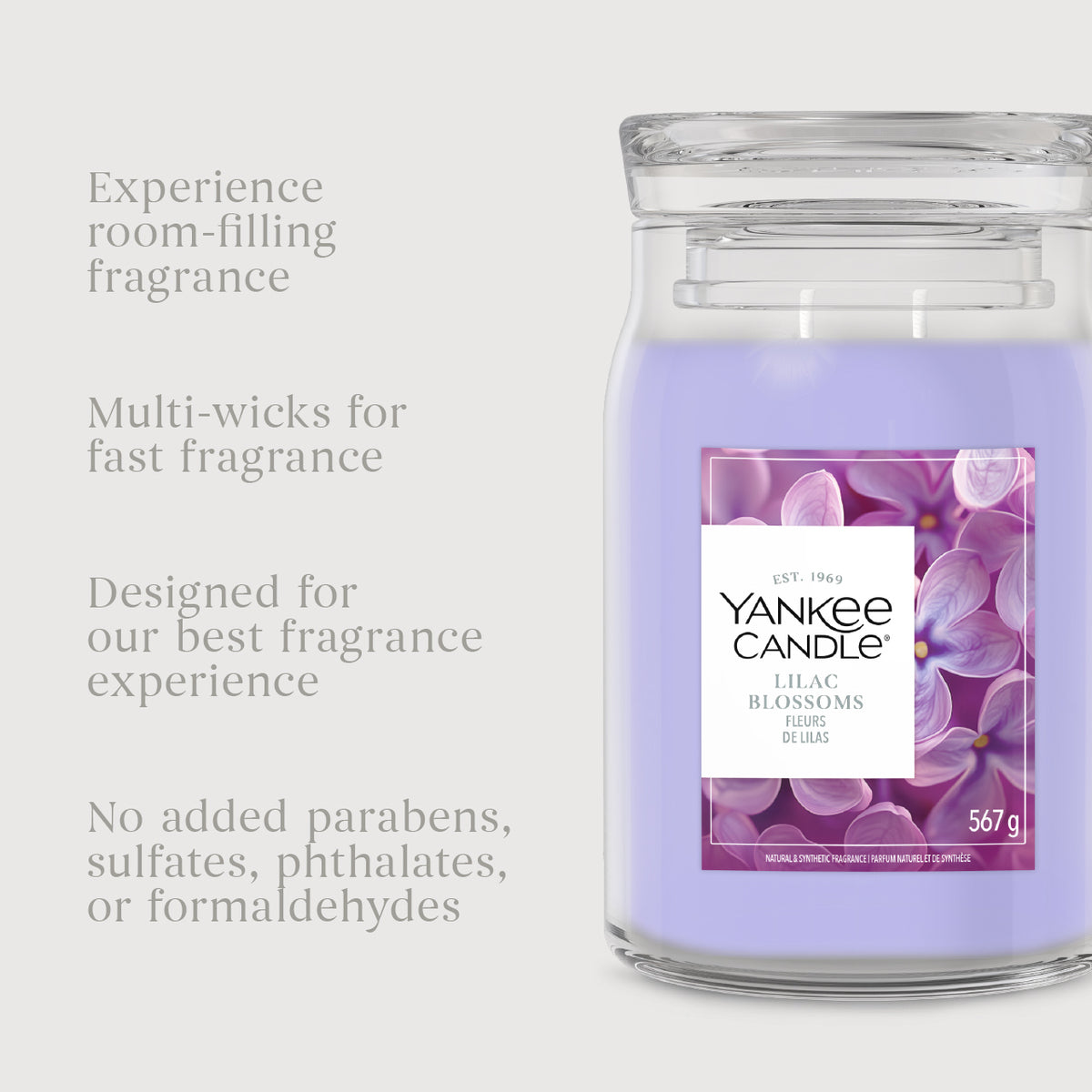 Lilac Blossom Medium Jar