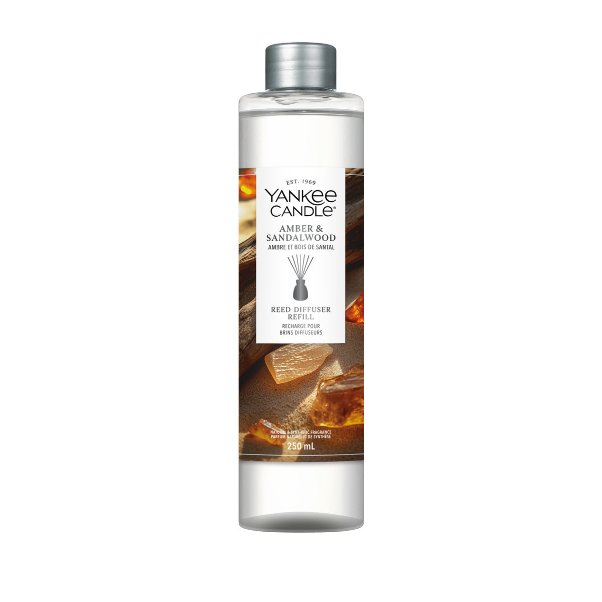 Amber & Sandalwood Yankee Reed Diffuser REFILL