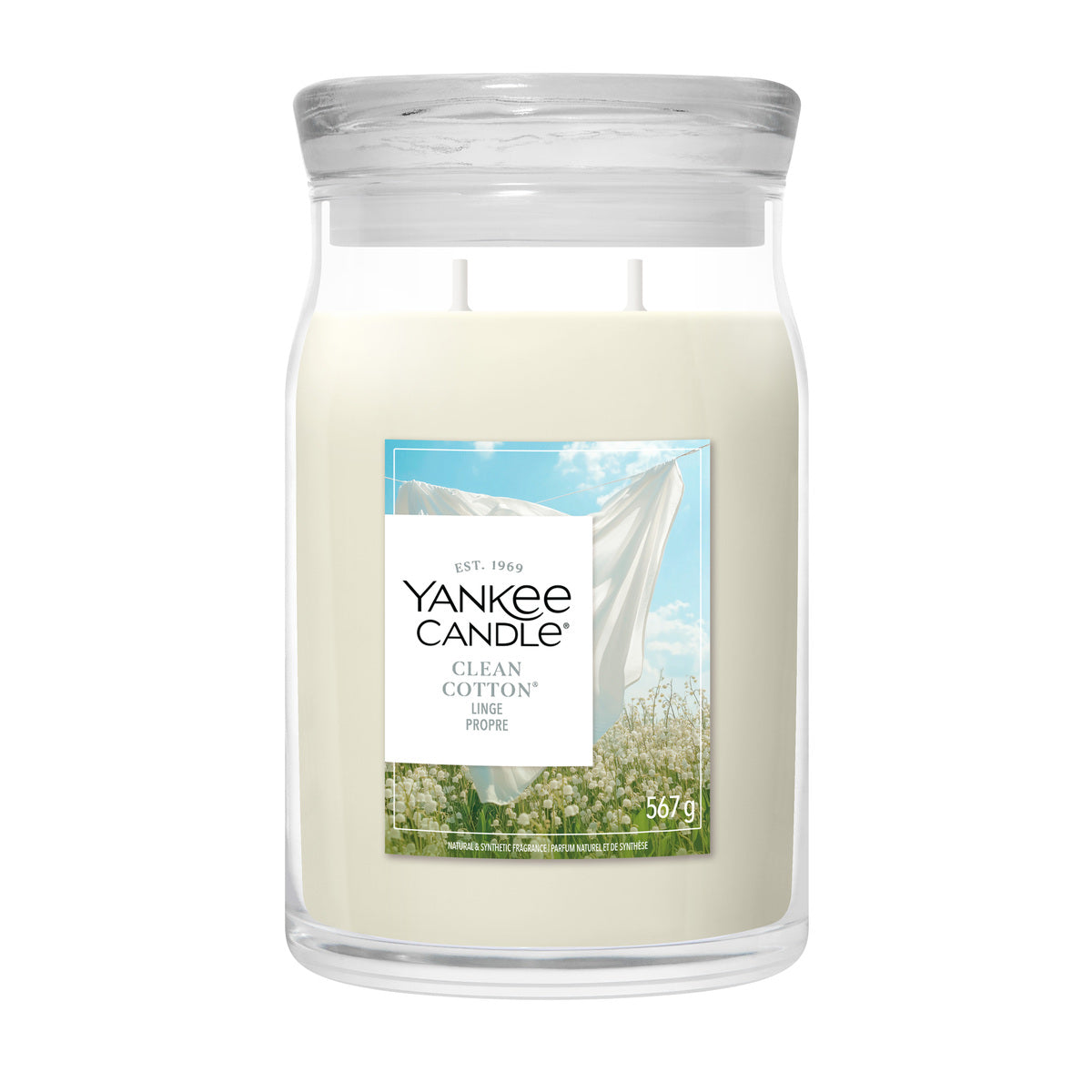 Clean Cotton Large Jar