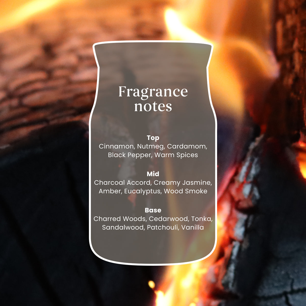 Crackling Embers Mini Candle