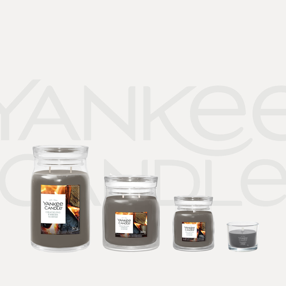 Crackling Embers Mini Candle