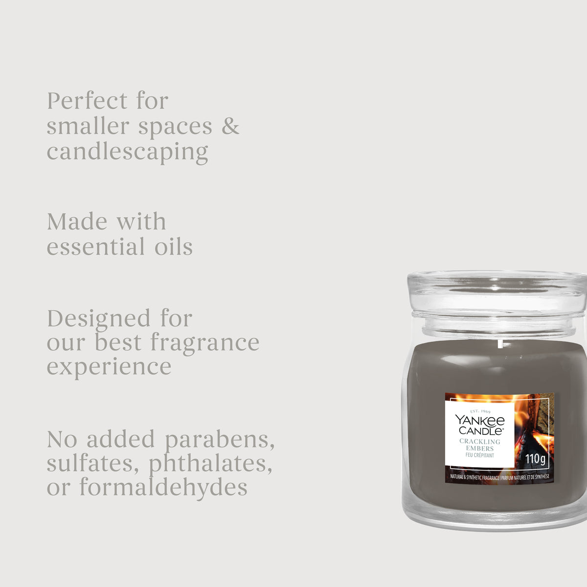Crackling Embers Small Jar