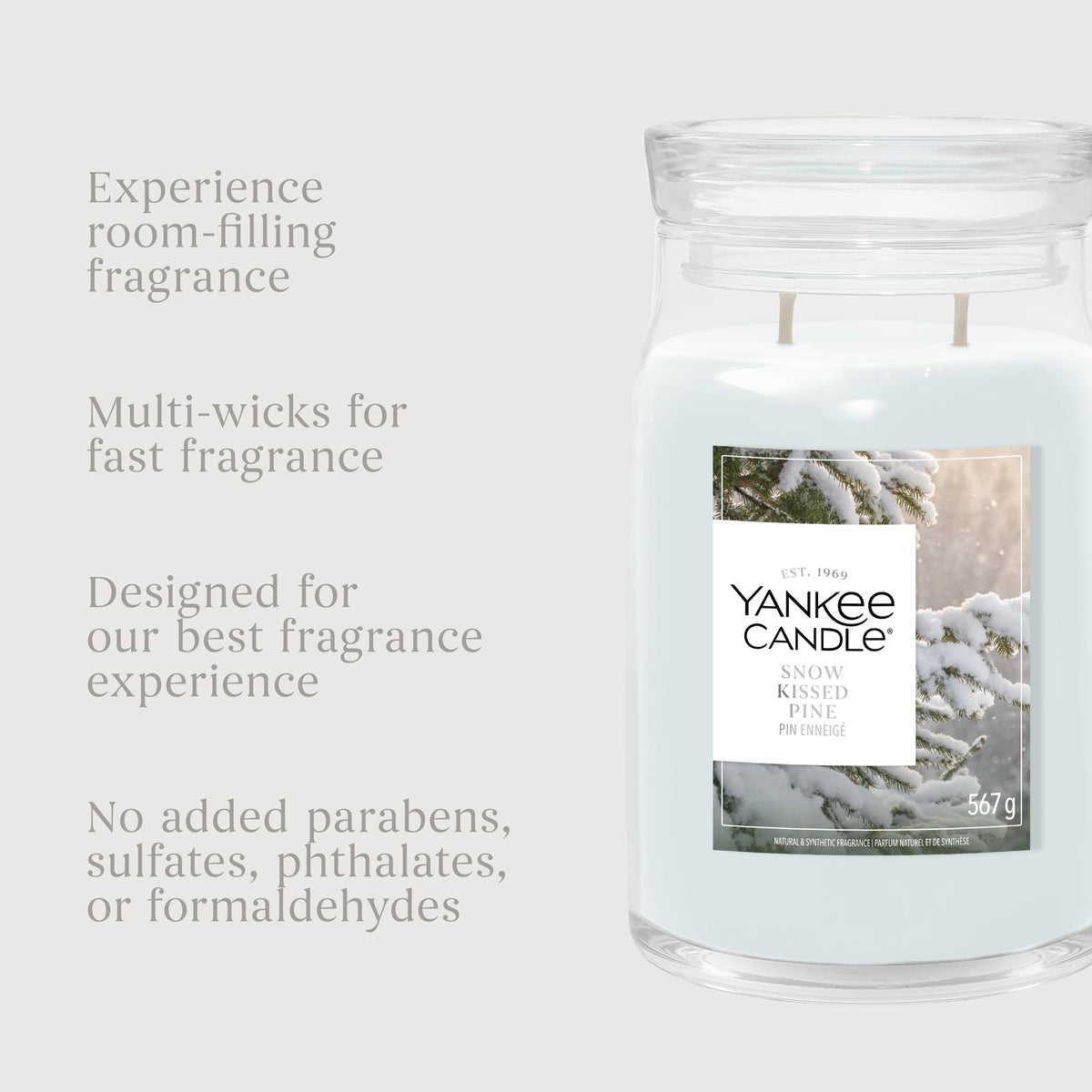 Snow Kissed Pine Large Jar