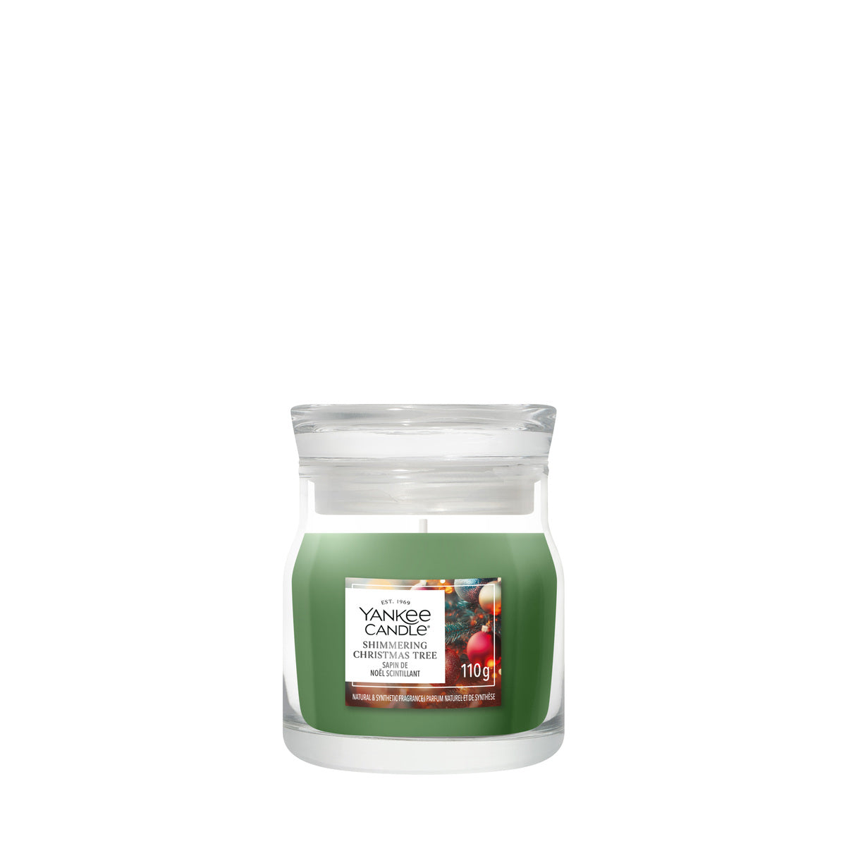 Shimmering Christmas Tree Small Jar