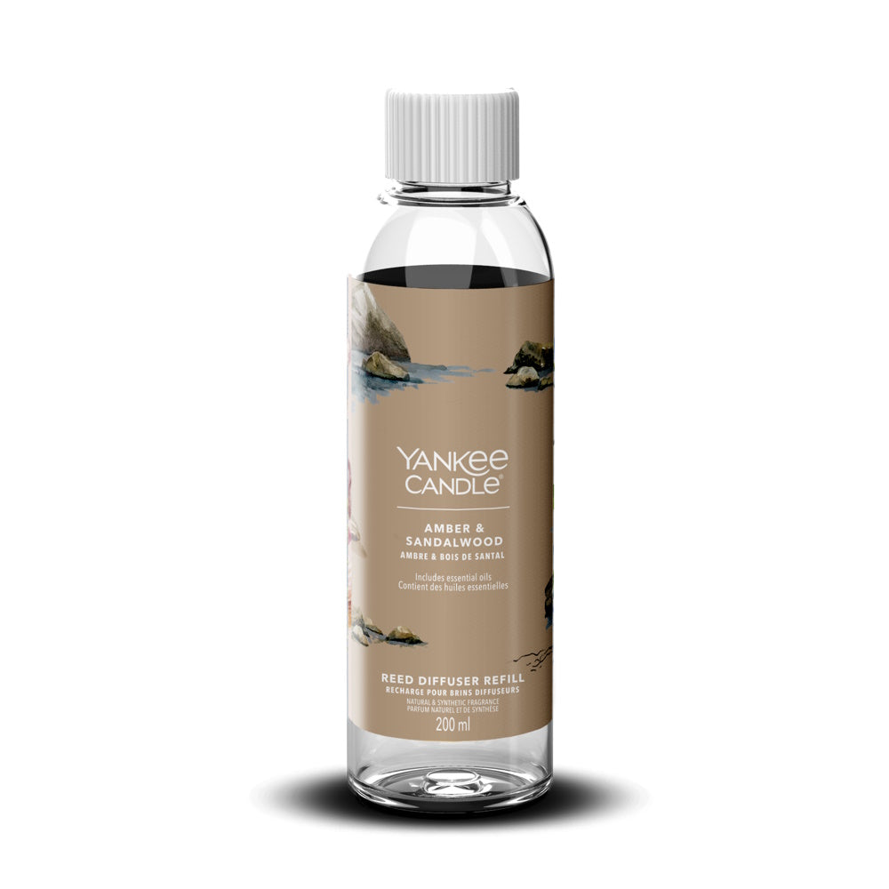 Amber & Sandalwood Yankee Reed Diffuser REFILL - SUMMER SALE
