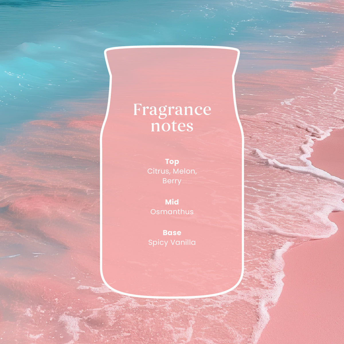 Pink Sands Large Jar