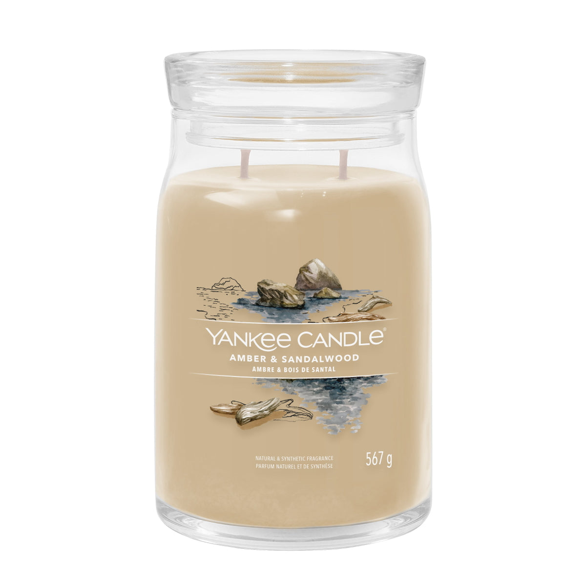 Amber & Sandalwood Signature Large Jar - SALE