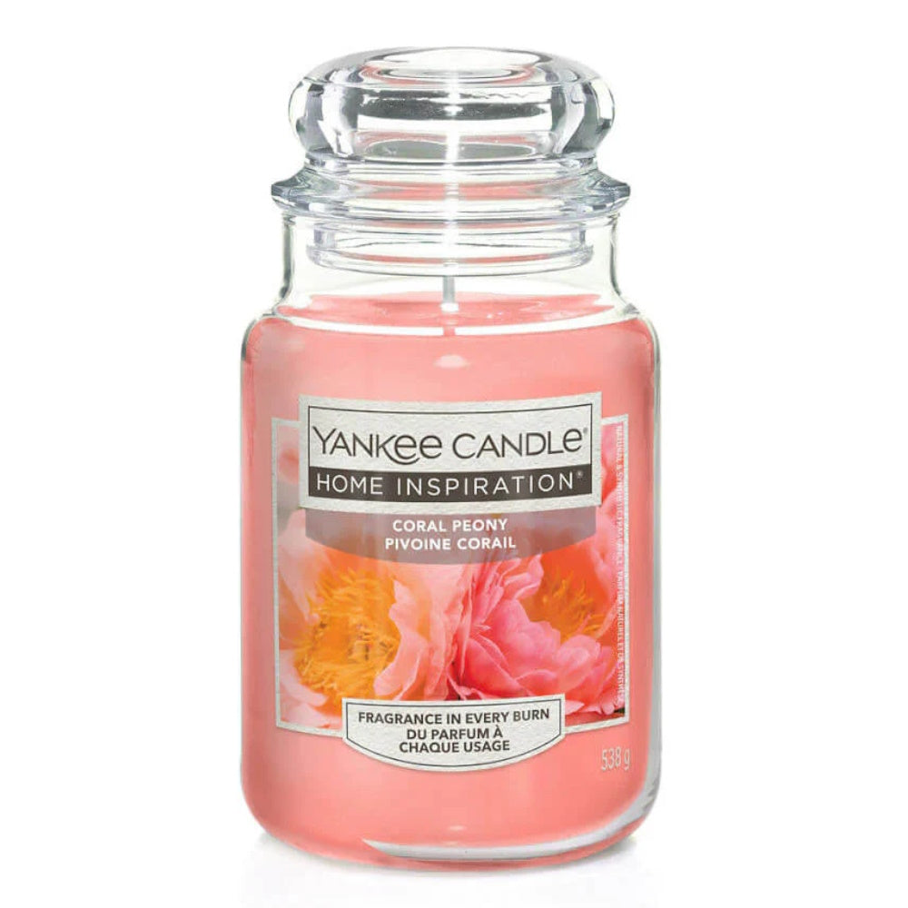 Coral Peony Home Inspiration Large Jar