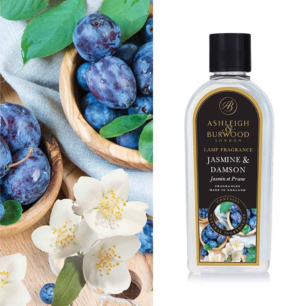 Jasmine & Damson 500ml Lamp Fragrance - SUMMER SALE