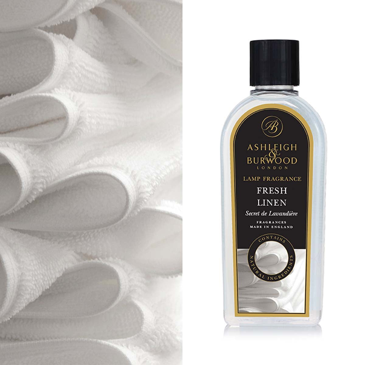 Fresh Linen 500ml Lamp Fragrance