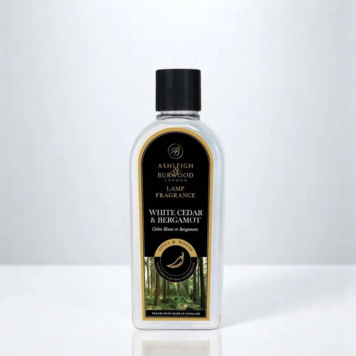 White Cedar & Bergamot 500ml Lamp Fragrance