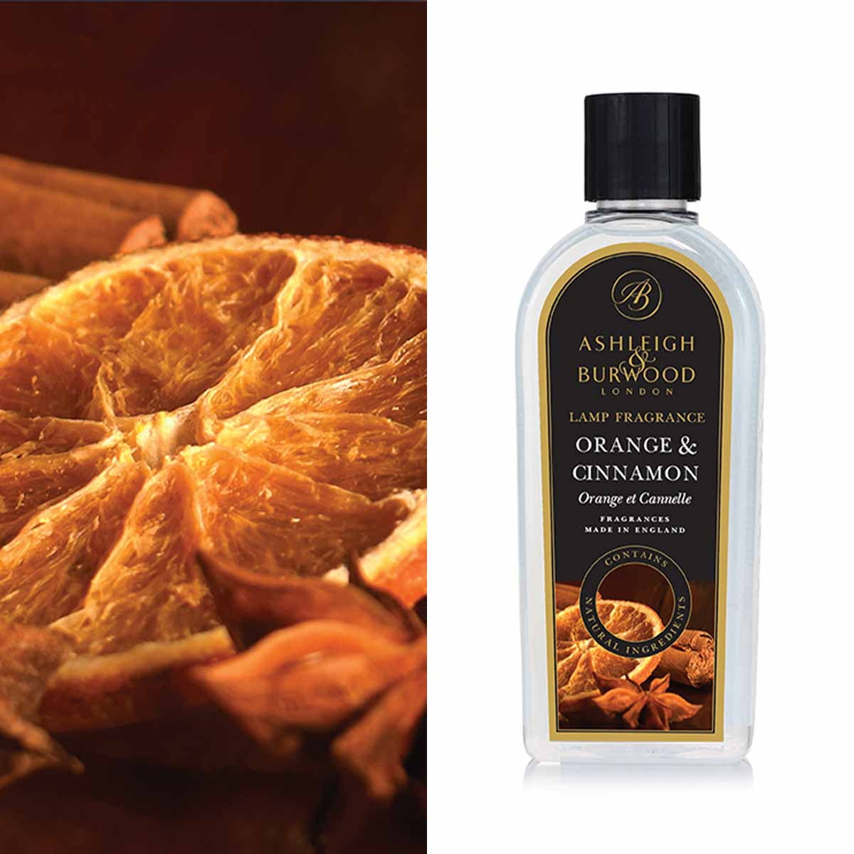 Orange and Cinnamon 500ml Lamp Fragrance