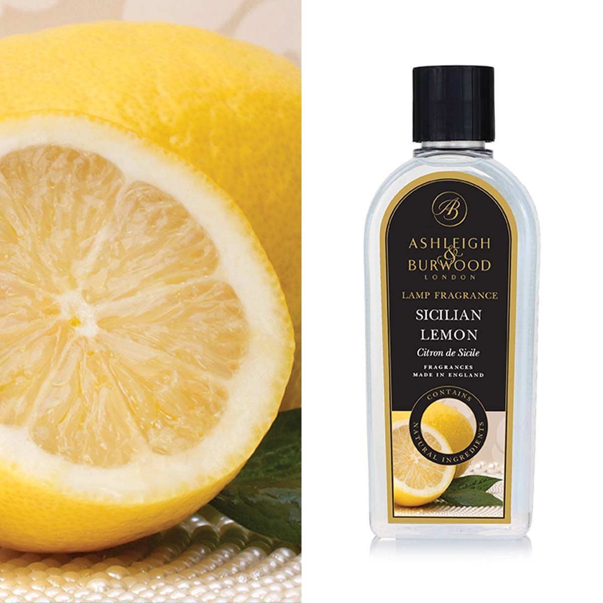 Sicilian Lemon 500ml Lamp Fragrance - SUMMER SALE