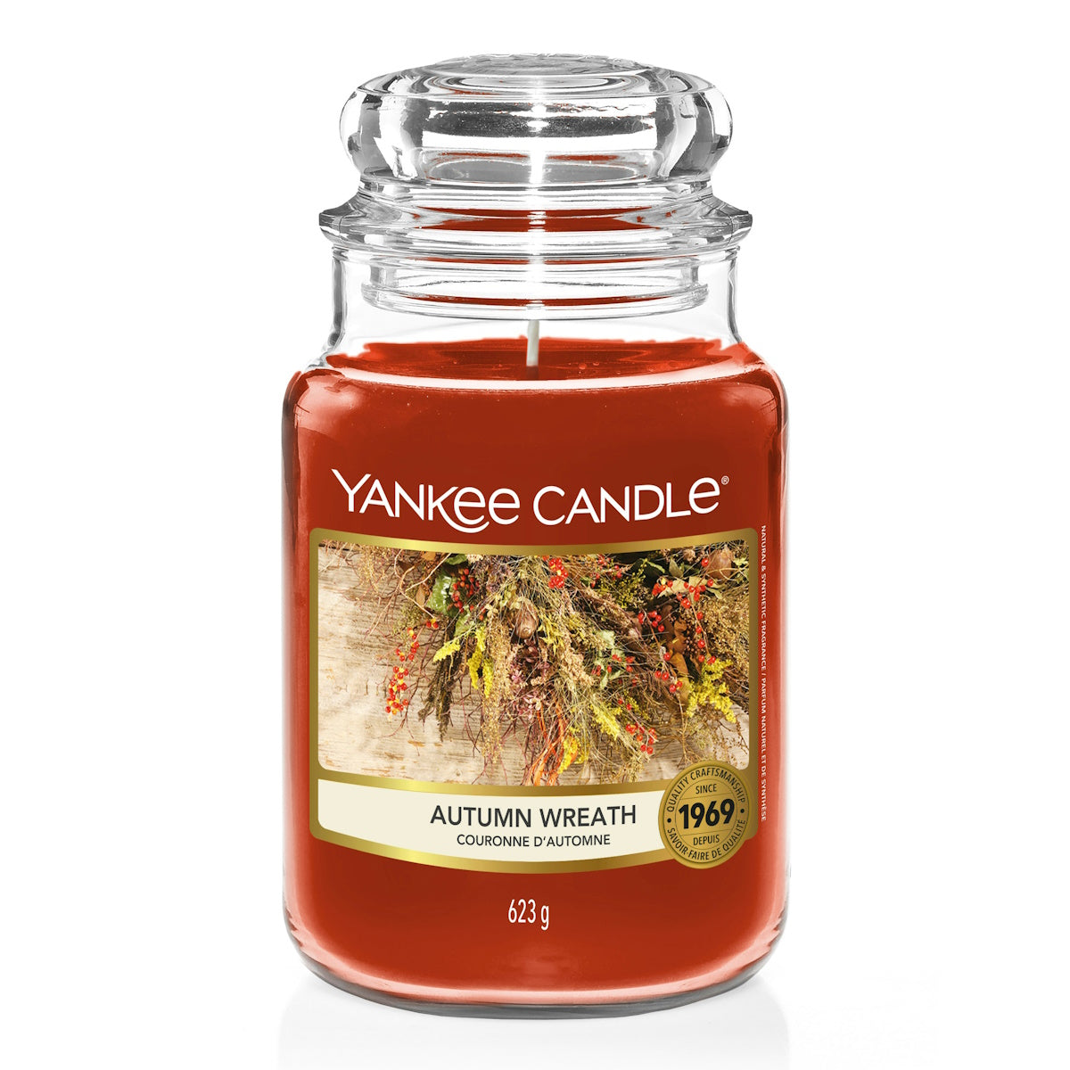 Autumn Wreath Classic Large Jar - SALE
