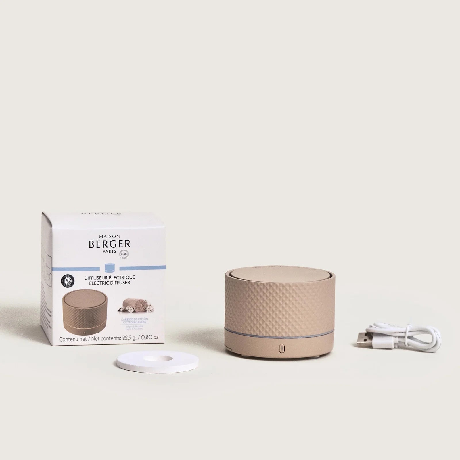 Nomad Electric Diffuser - Sand incl Cotton Caress Fragrance