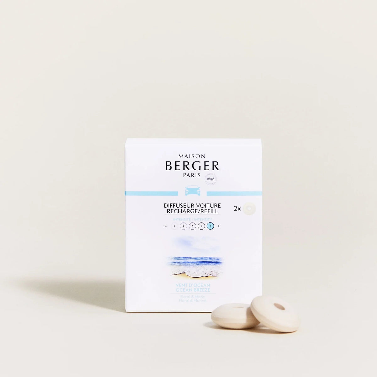 Ocean Breeze Maison Berger Car Diffuser REFILLS