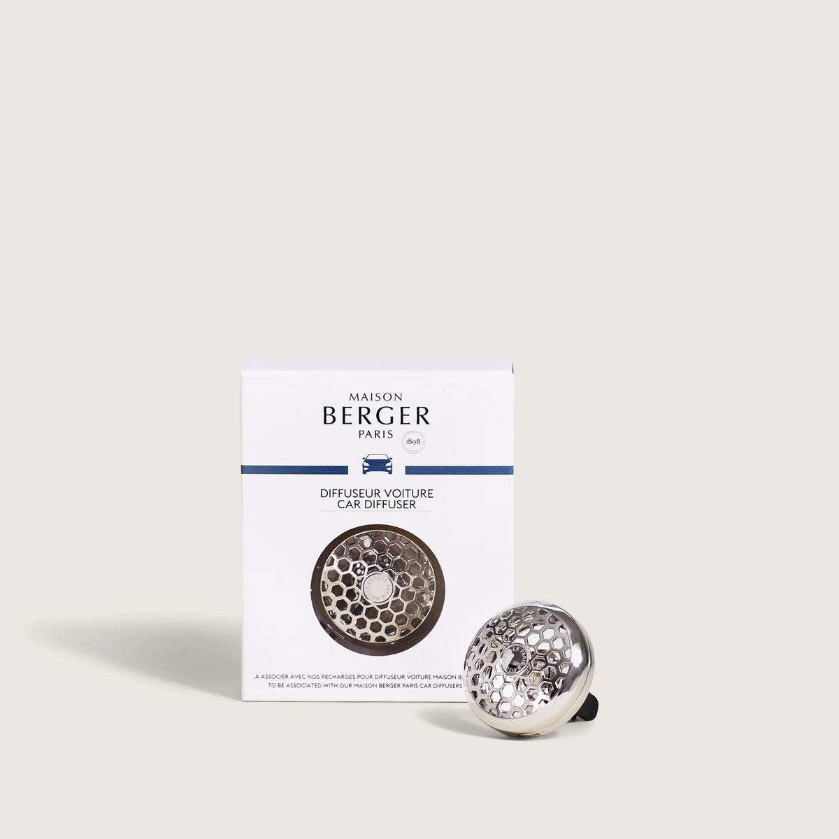 Chrome Honeycomb Maison Berger Car Diffuser